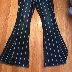 Grace brand denim with pink stripe